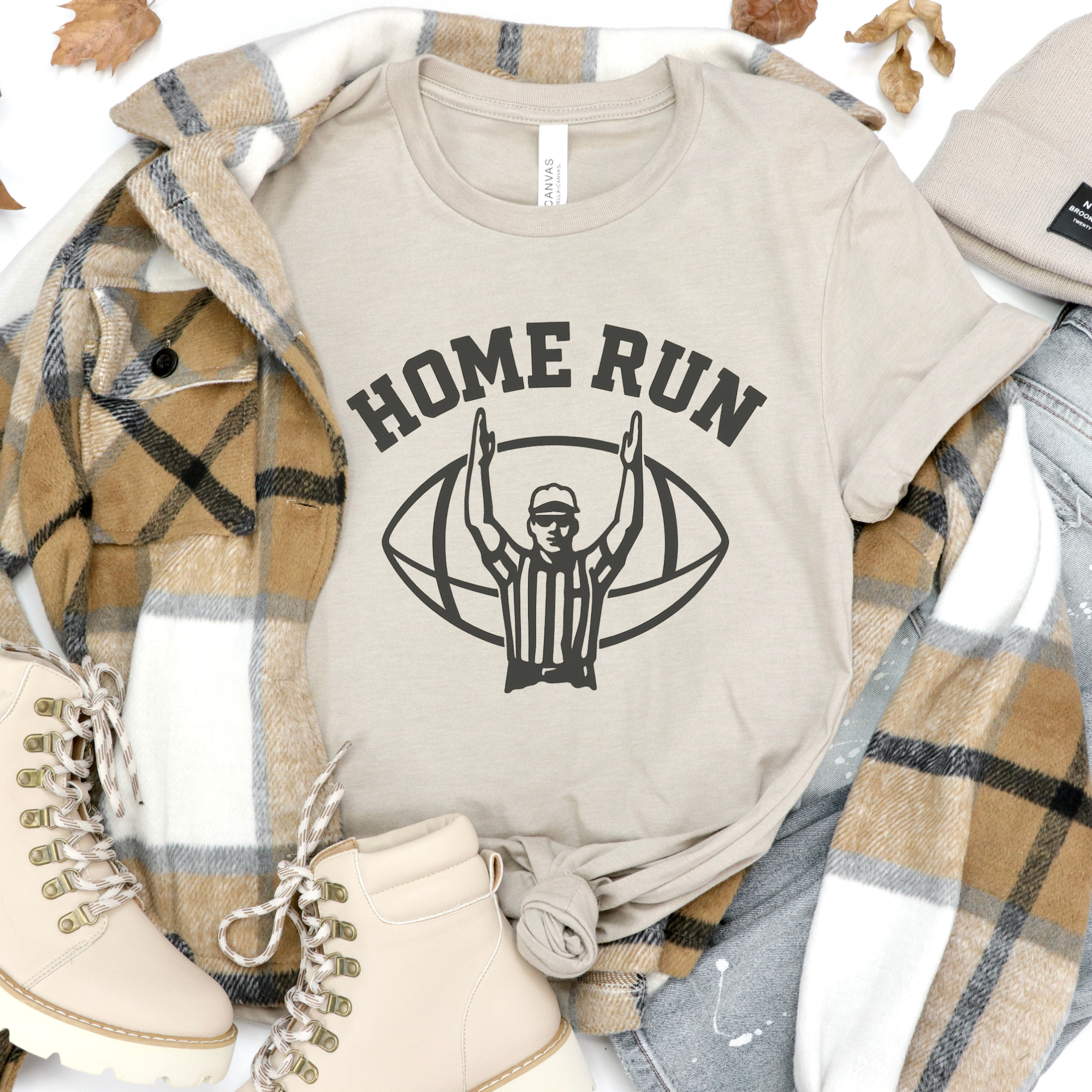 Home Run Funny Football Unisex Graphic T-Shirt
