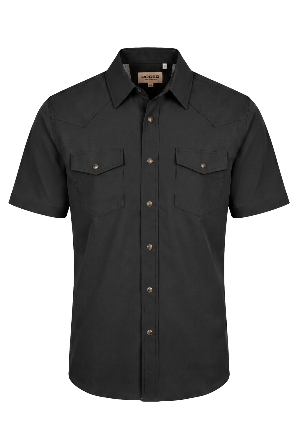 Men’s UPF 50+ Sun Protection Short Sleeve Western Shirt