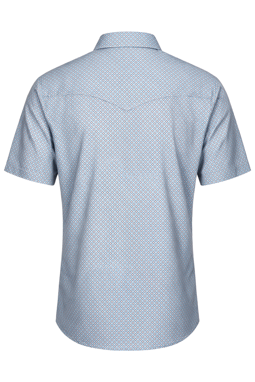 Men's Western Pearl Snap Aztec Print Shirt