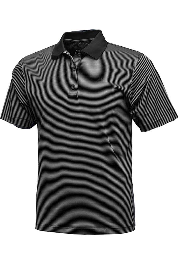MSC Men's Micro Striped Performance Polo