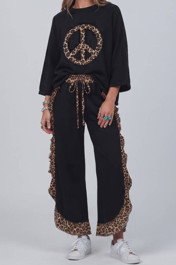 Two-piece top and pants set