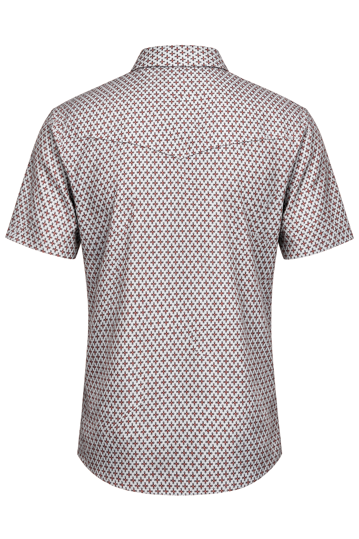 Men's Western Pearl Snap Aztec Print Shirt