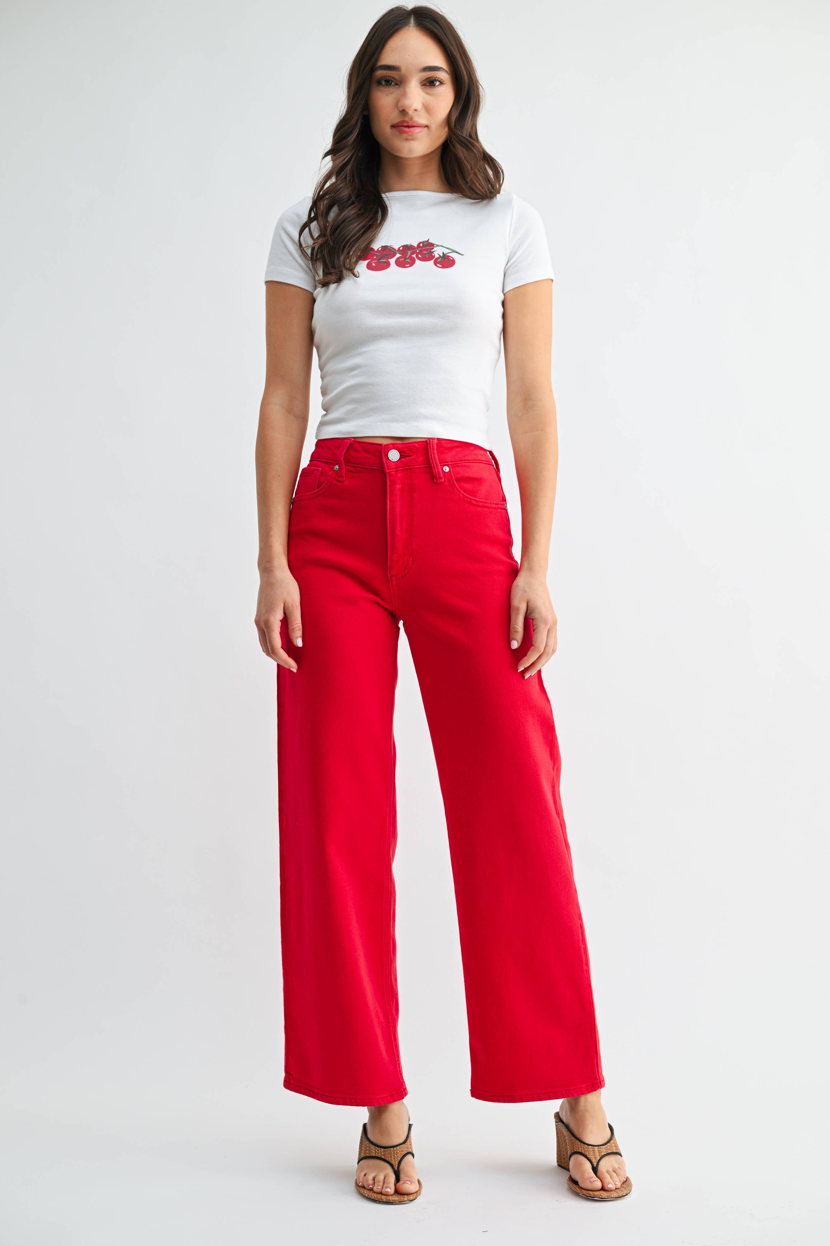 DP783 - RED - HR Vintage Straight