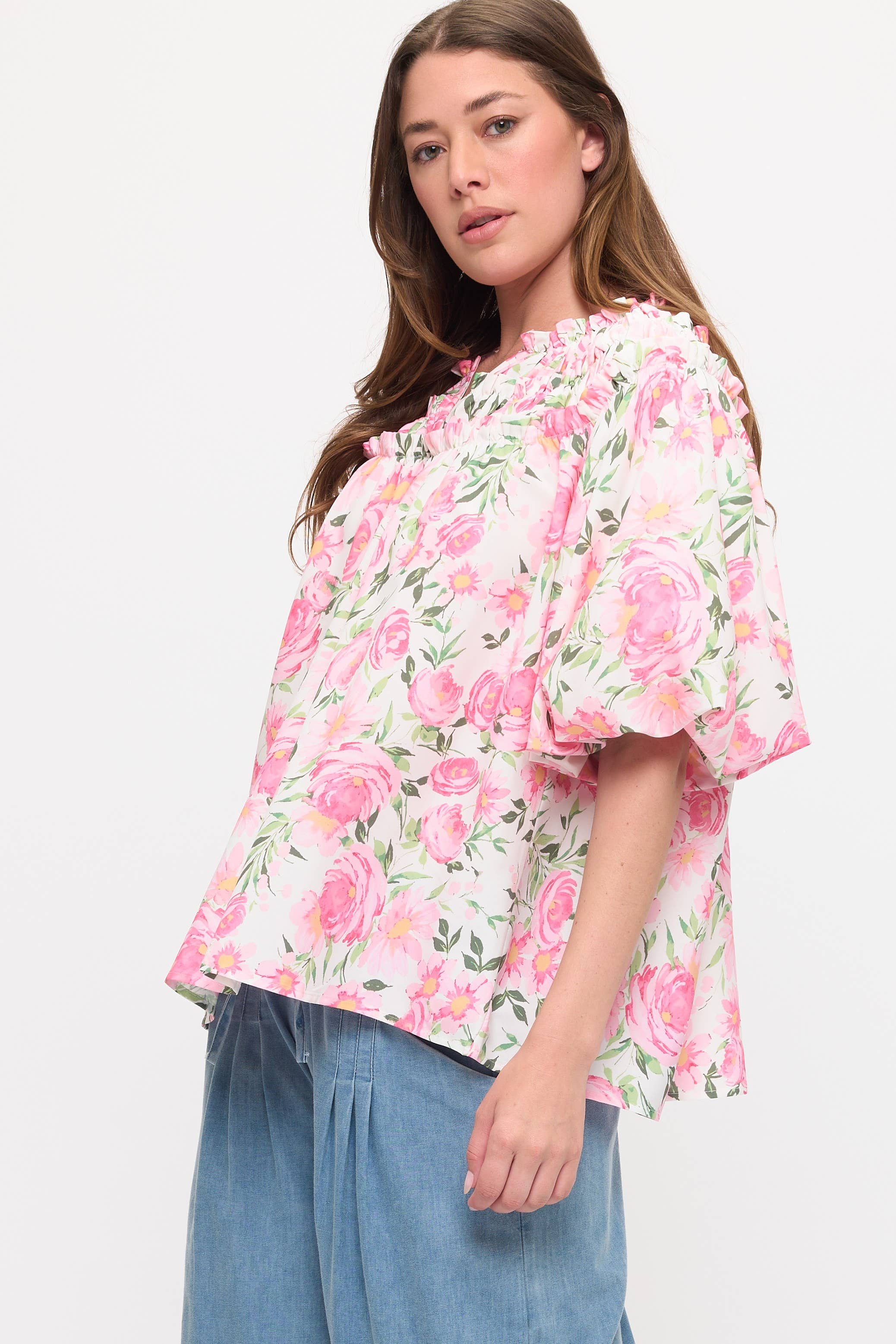 Floral Blouse Top