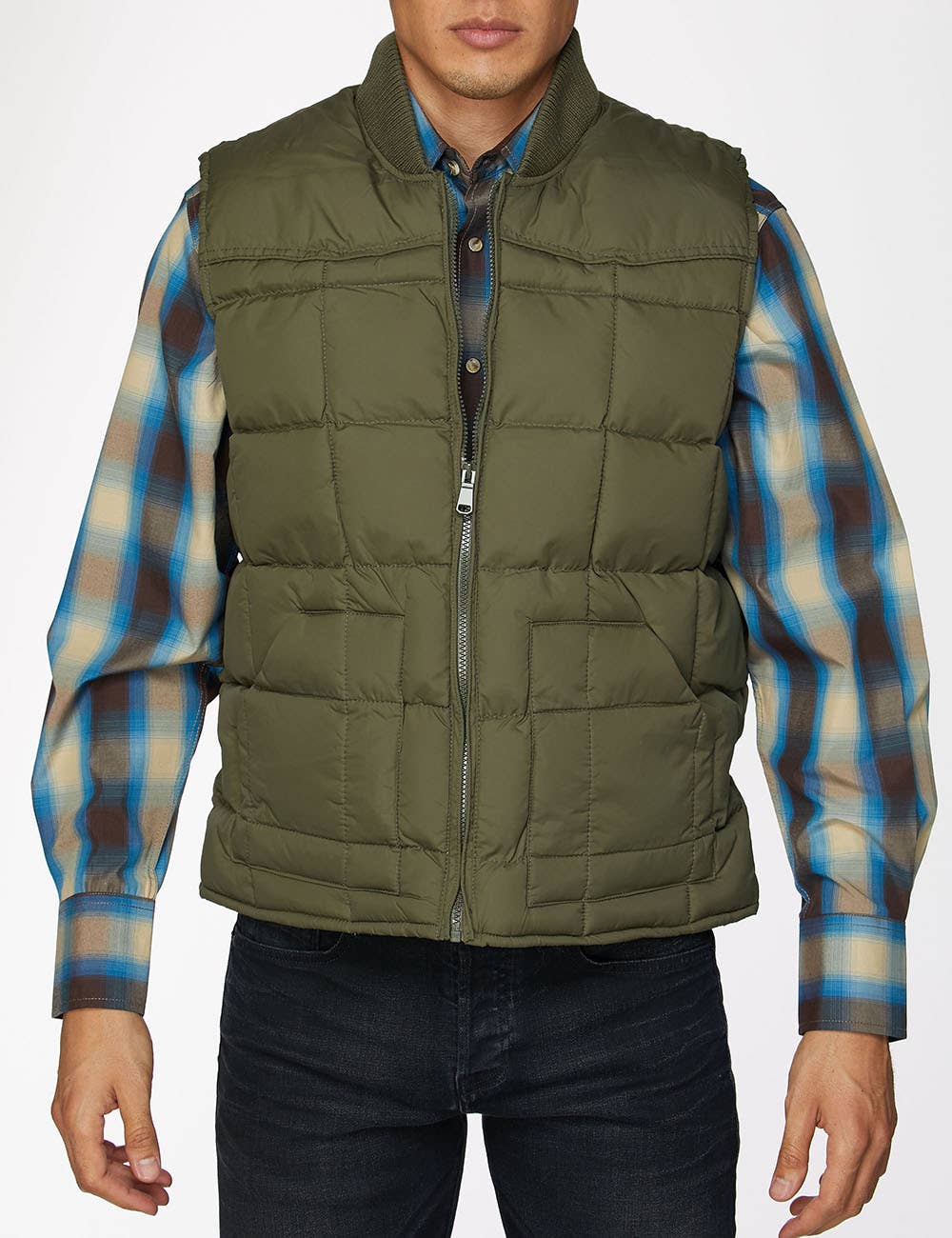 Men's Nylon Quilted Sleeveless Vest