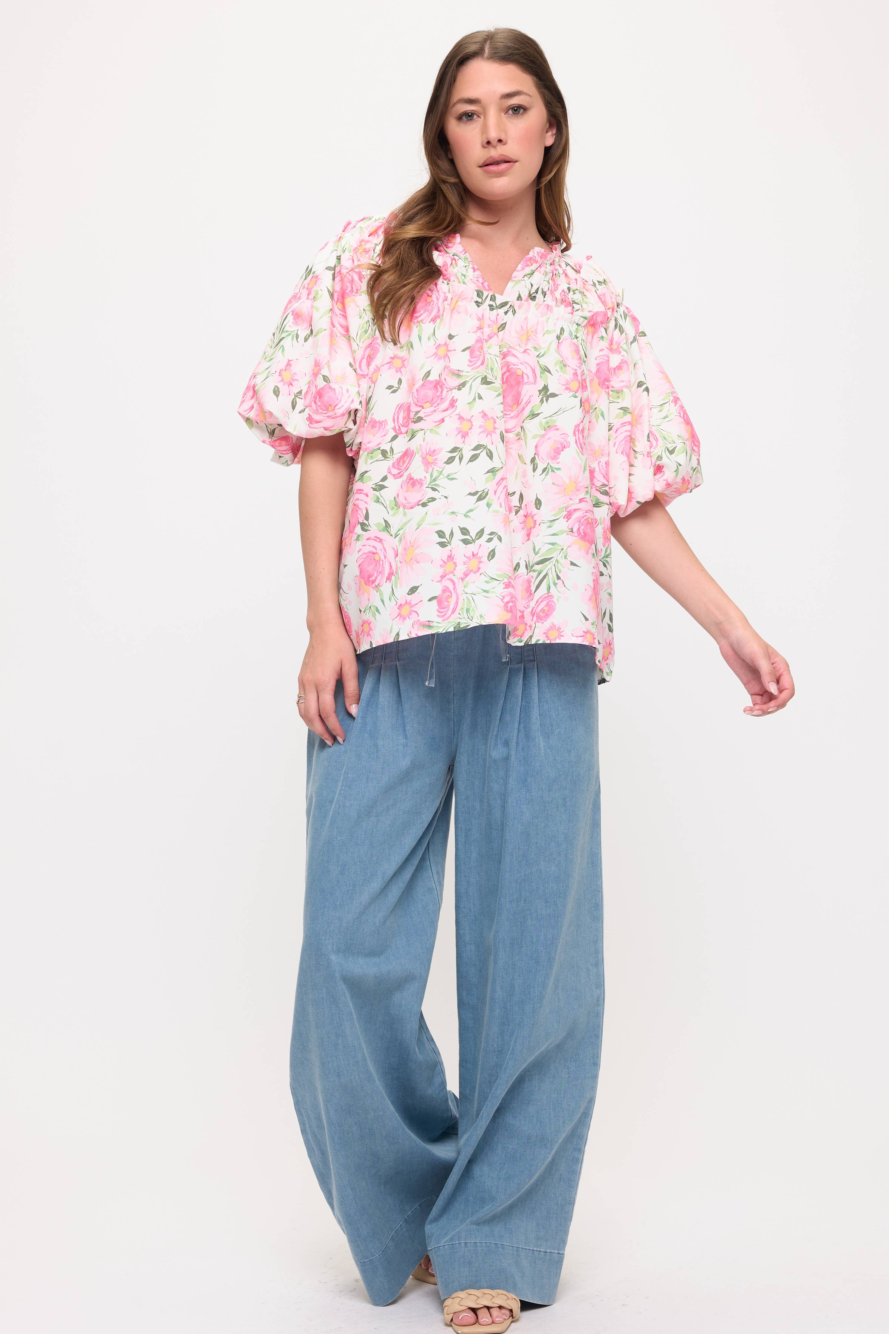 Floral Blouse Top