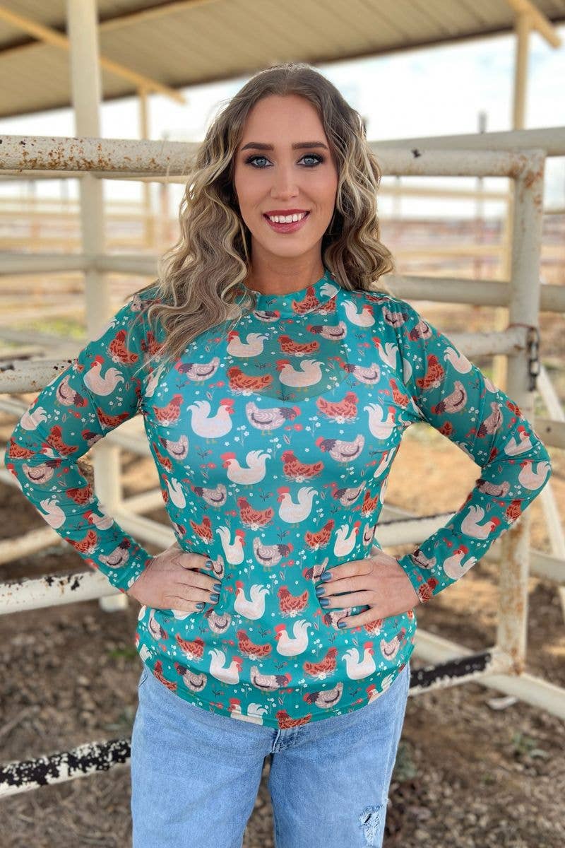 Fly The Coop Mesh Top