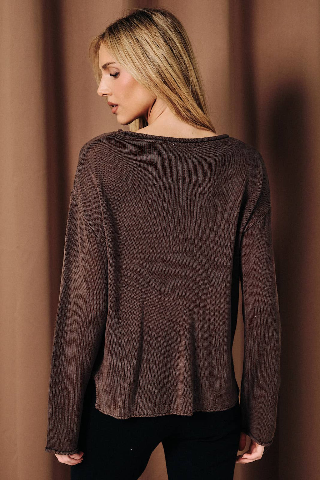 BOAT NECK I DON'T KNOW,I JUST WORK HERE" SWEATER