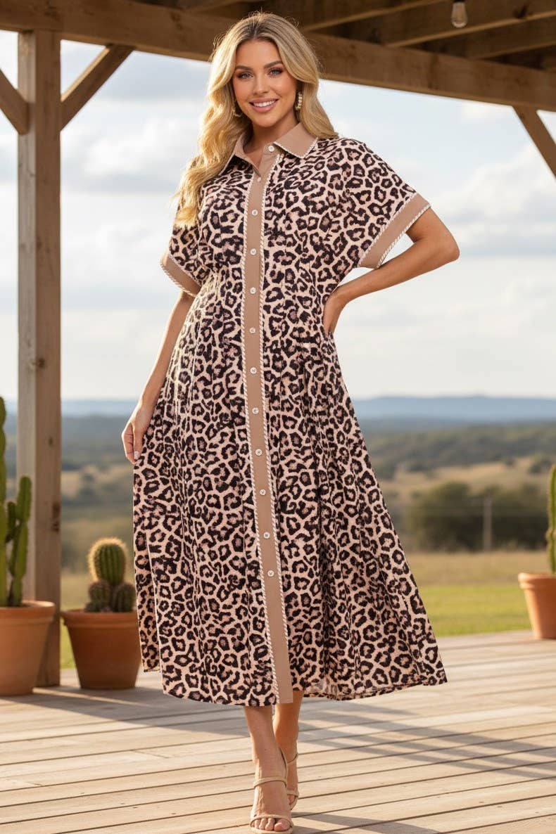 Leopard Midi Dress