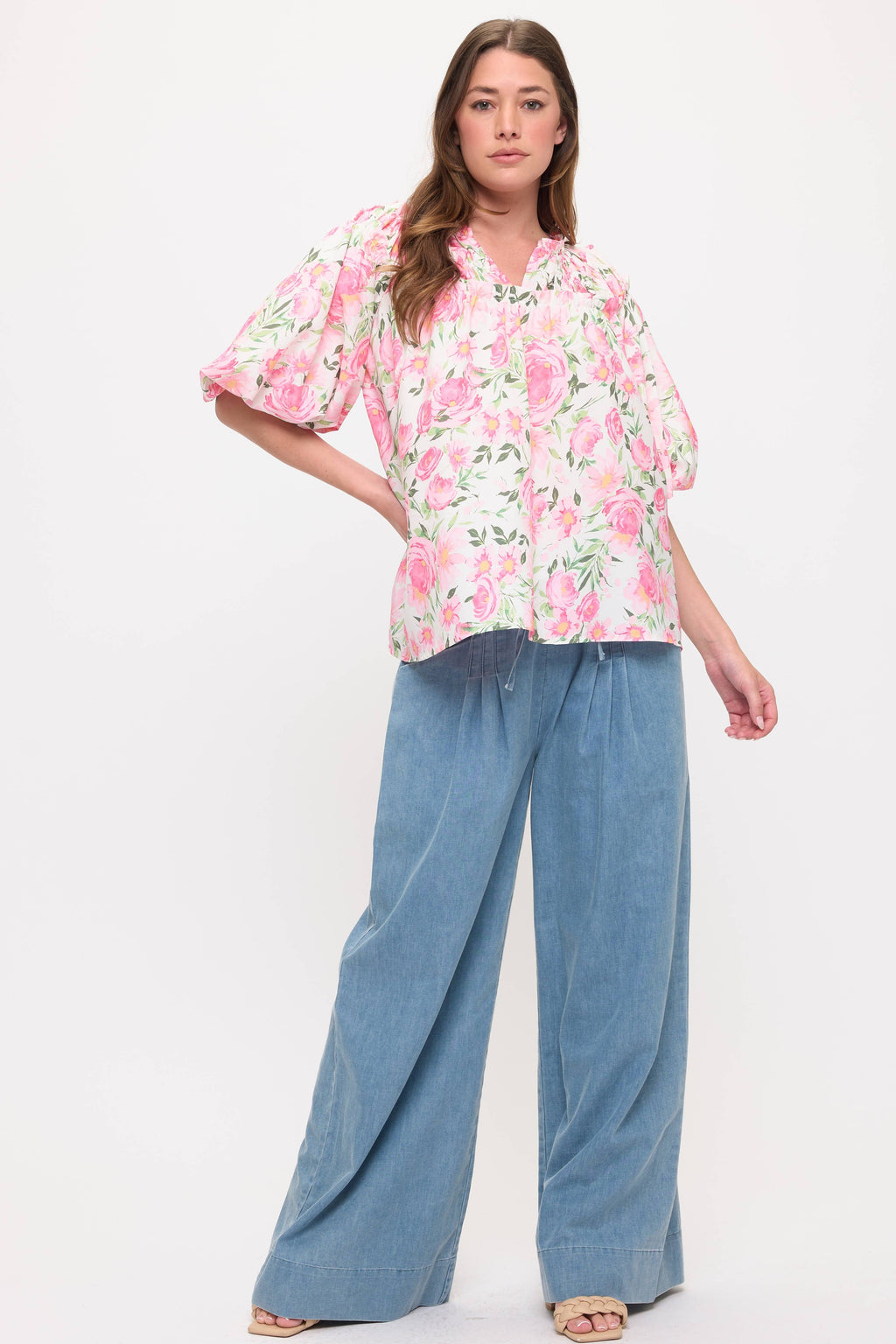 Floral Blouse Top