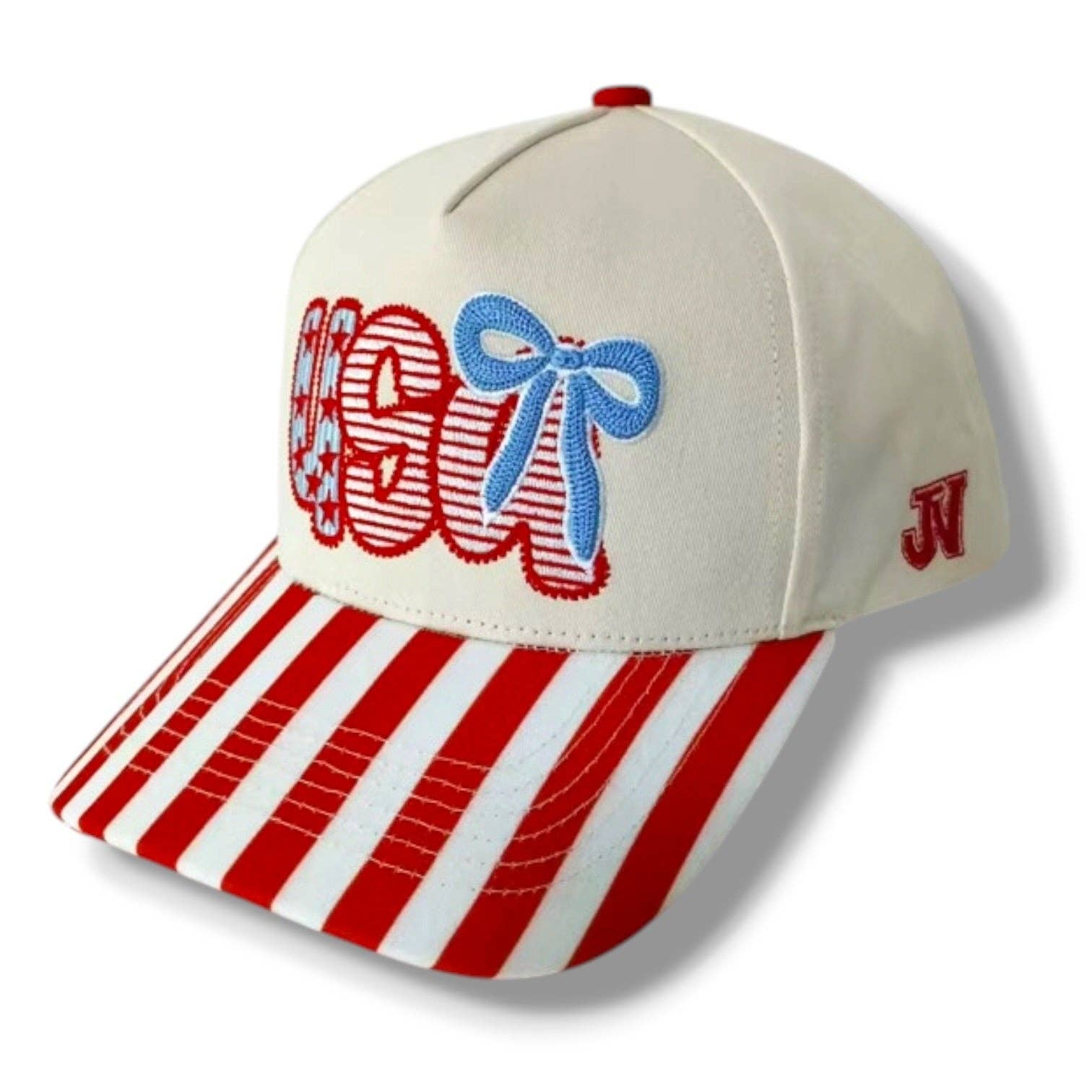 USA Bow Stripe Cap