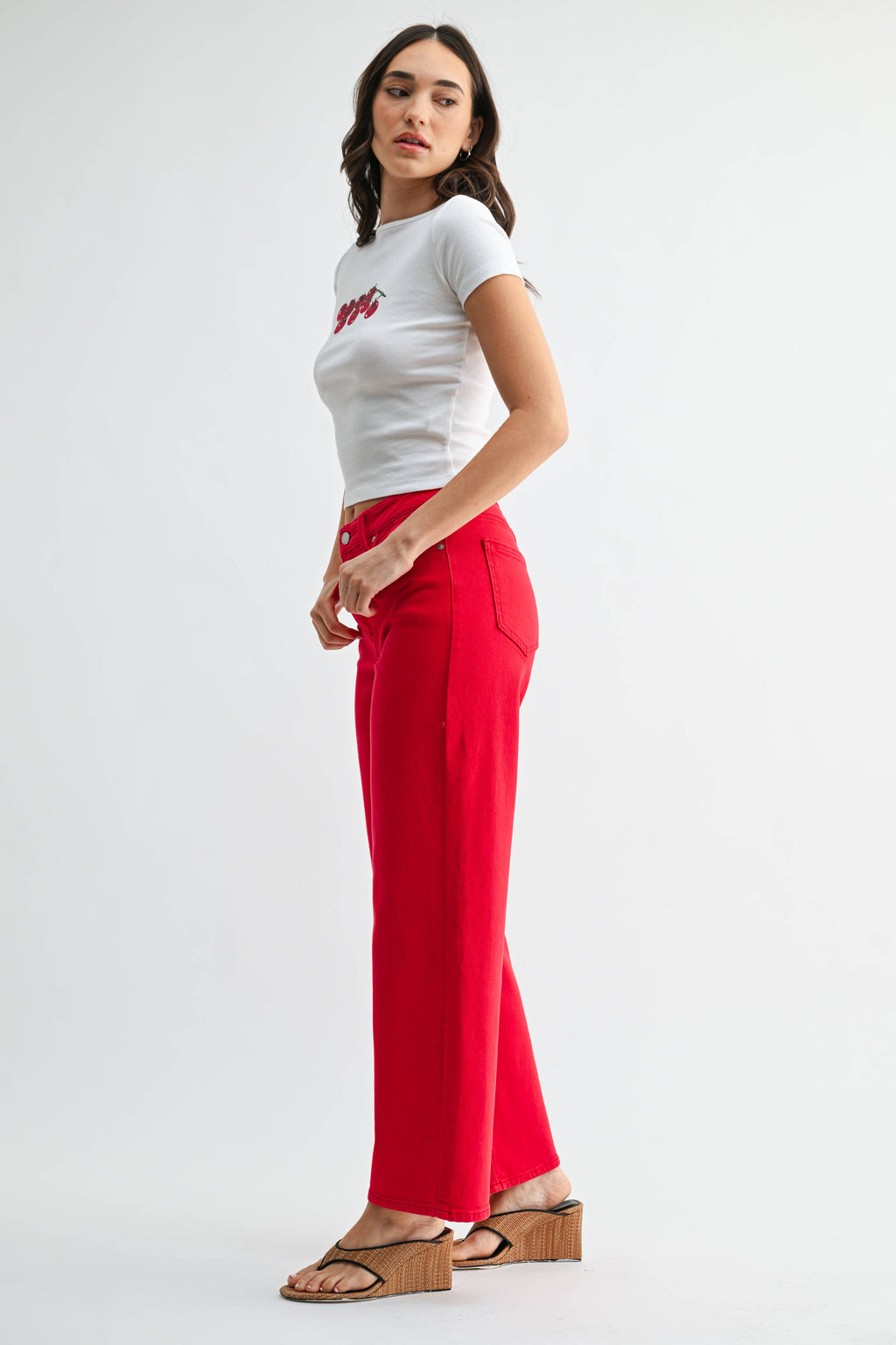DP783 - RED - HR Vintage Straight