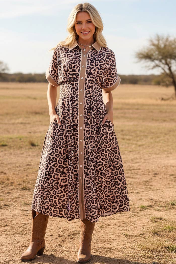 Leopard Midi Dress