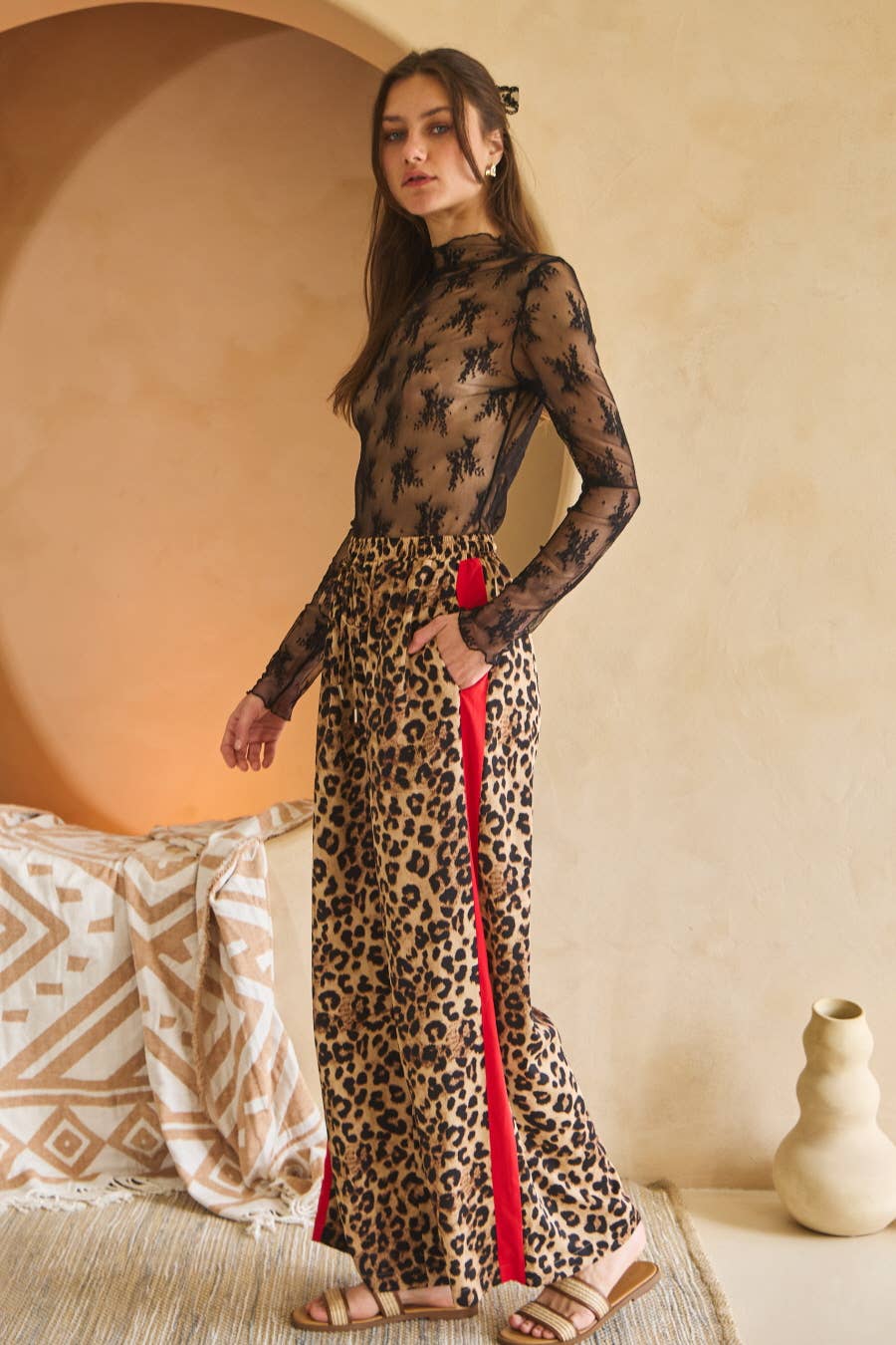 Leopard Printed Pants
