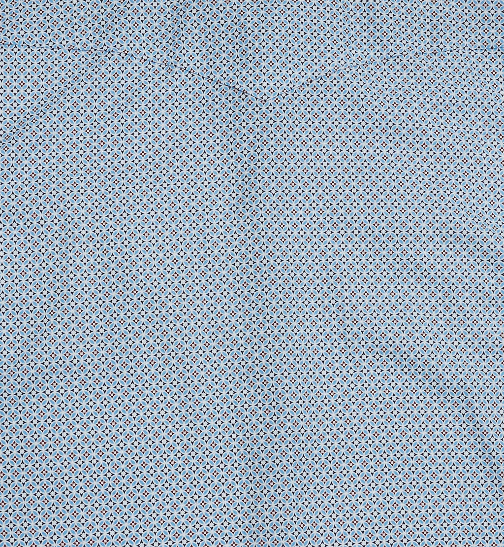 Men's Western Pearl Snap Aztec Print Shirt