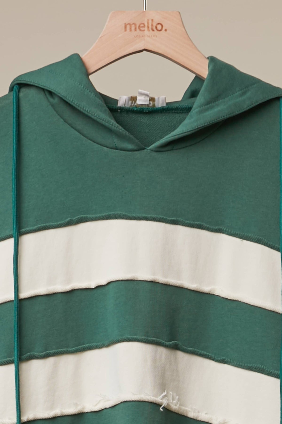 Retro Patchwork Colorblock Hoodie
