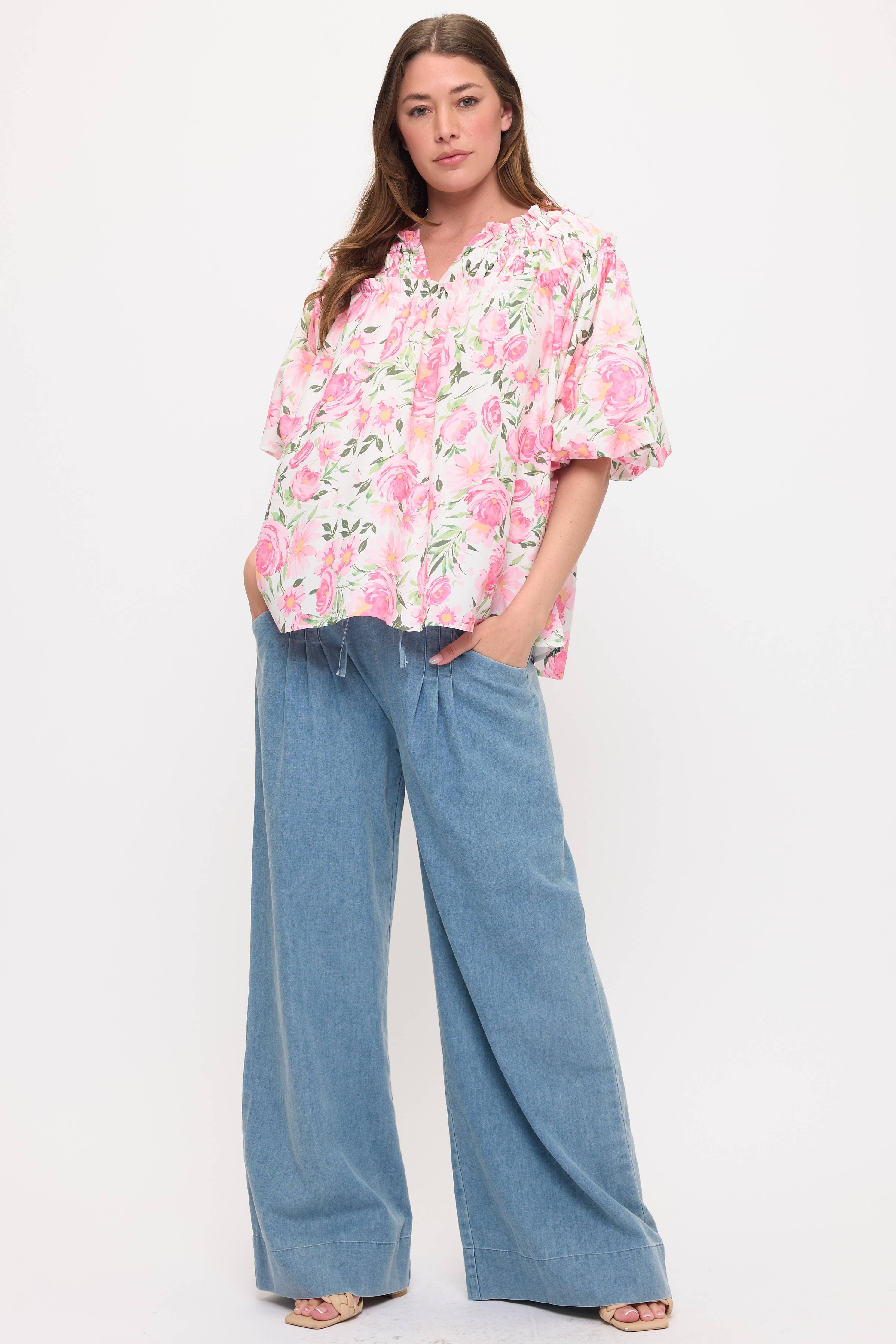 Floral Blouse Top