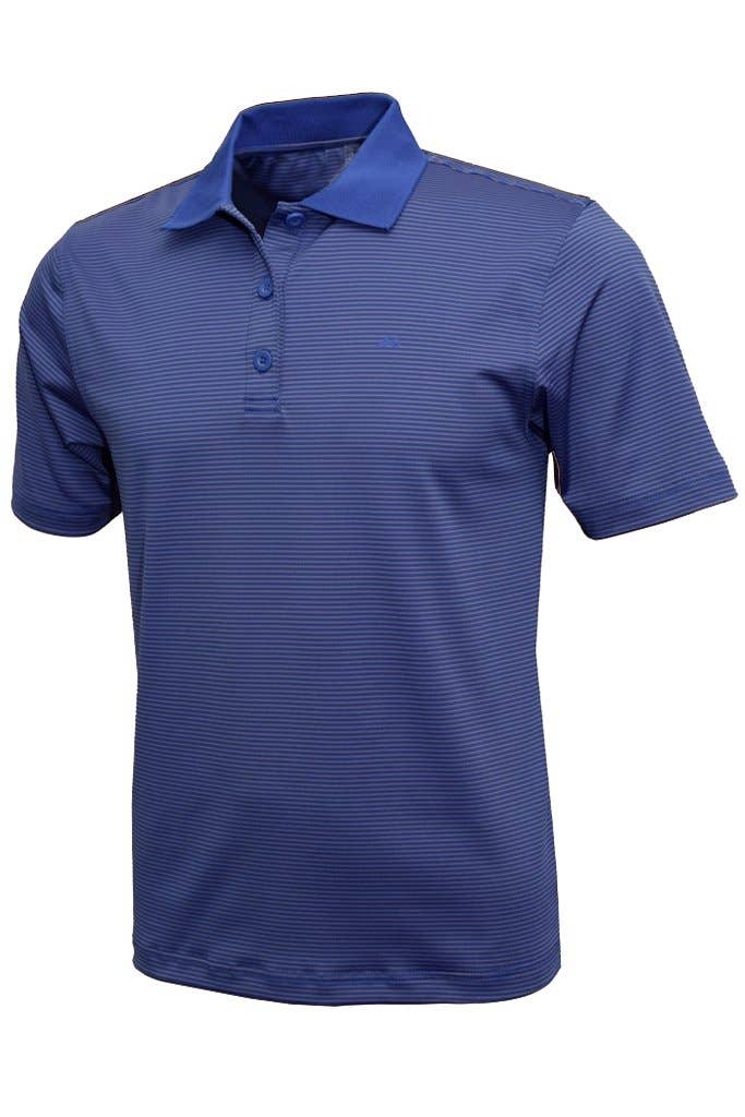 MSC Men's Micro Striped Performance Polo
