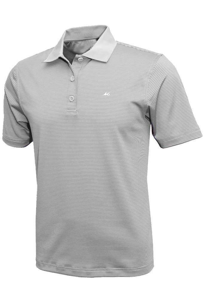 MSC Men's Micro Striped Performance Polo