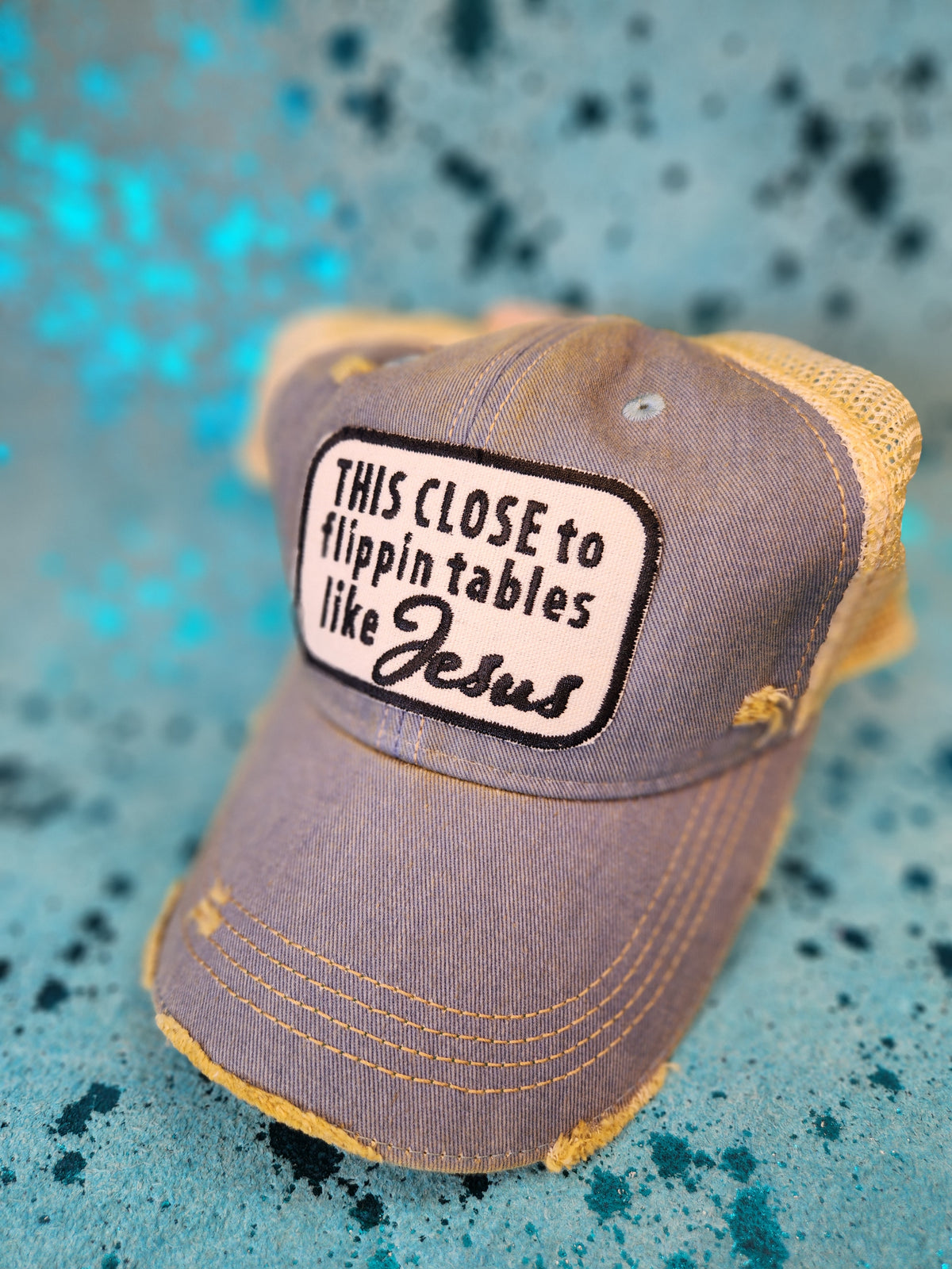This Close to Flippin Tables Hat