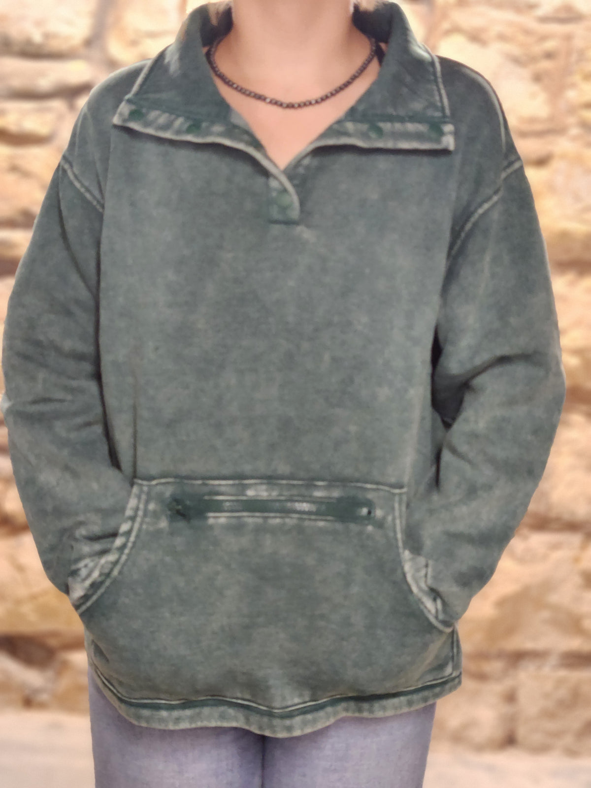 Zenana Fleece Pullover