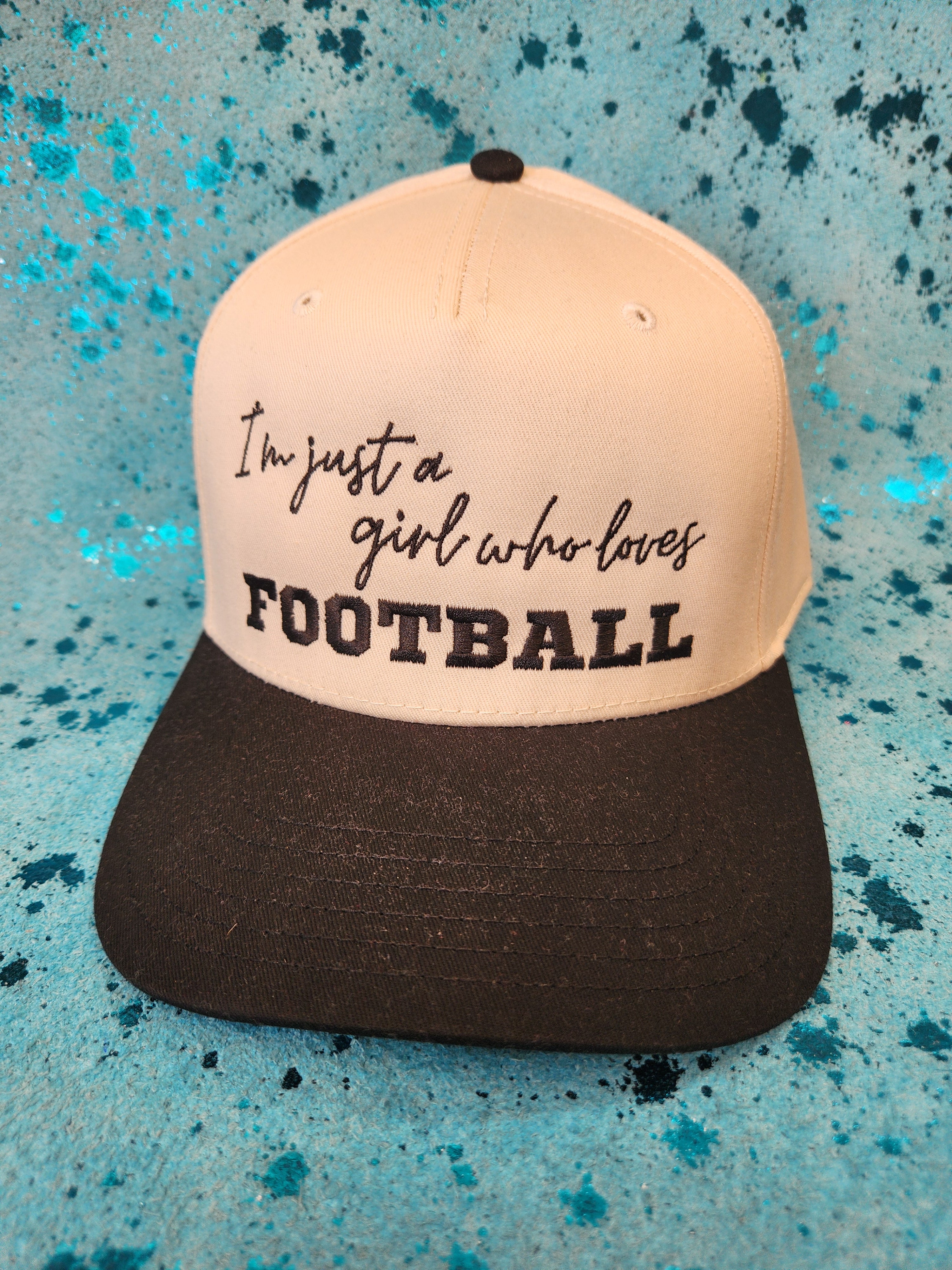 I'm just a girl who loves Football Hat