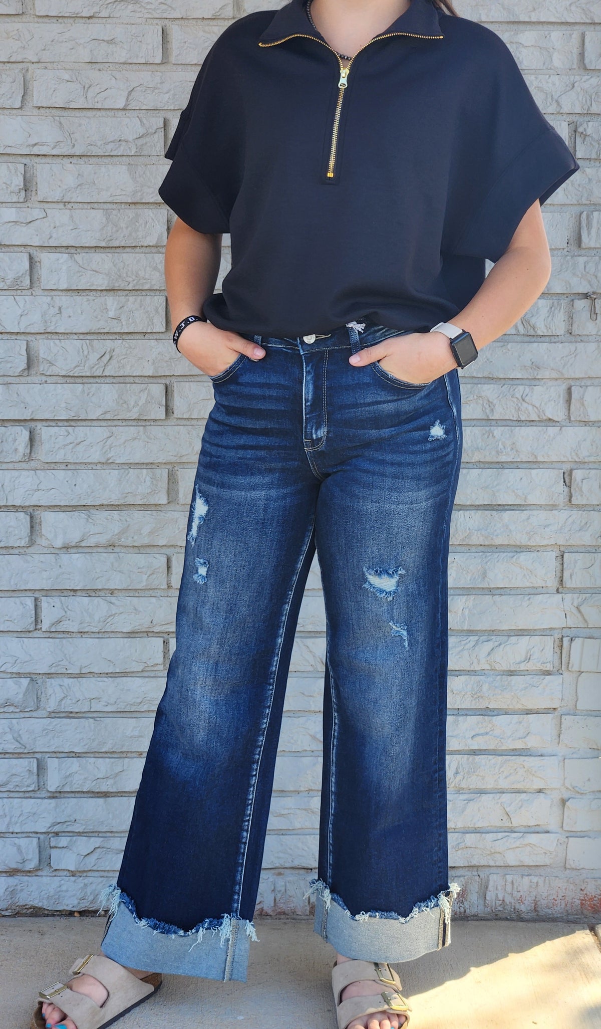 Scuba Zip Up Top