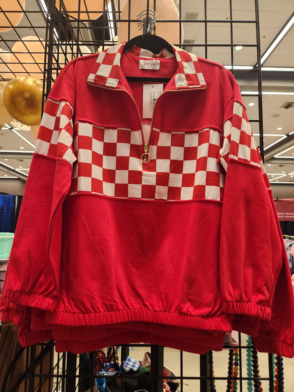End Zone Checkered Pullover