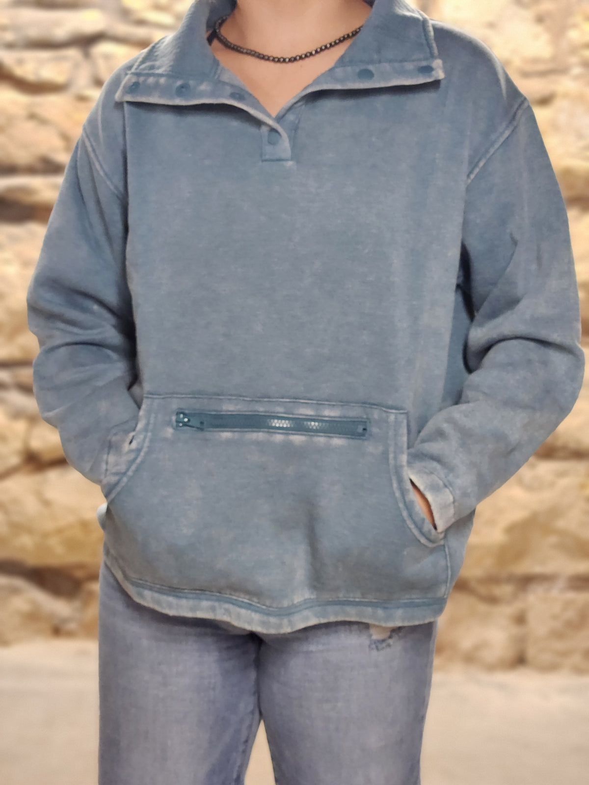 Zenana Fleece Pullover