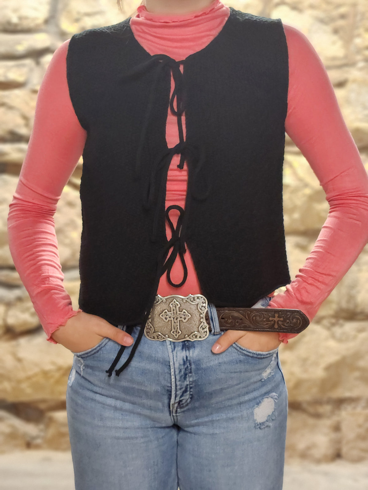 MOCK NECK LAYERING TOP
