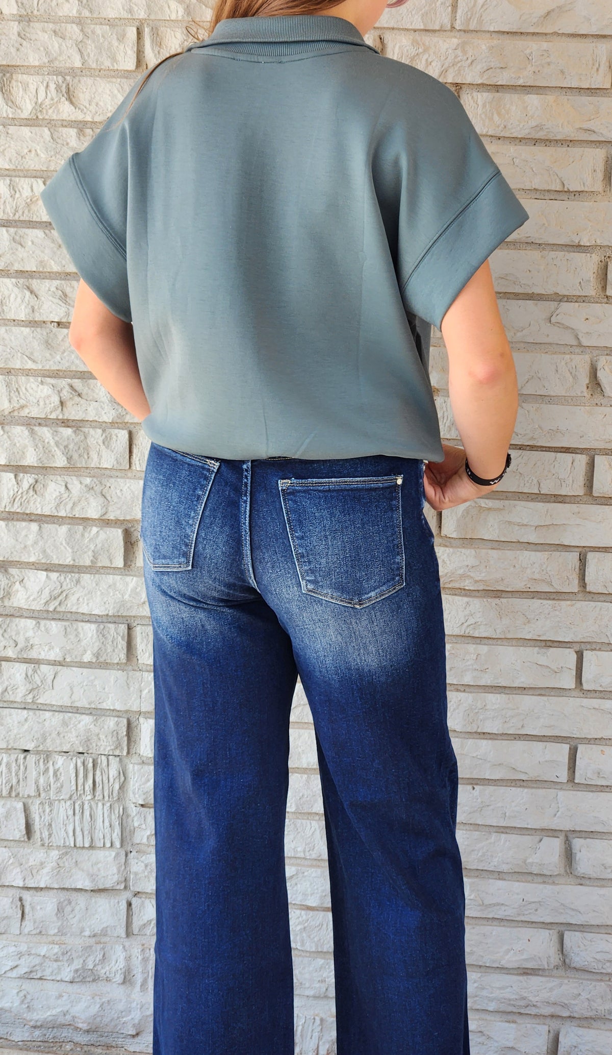 Scuba Zip Up Top