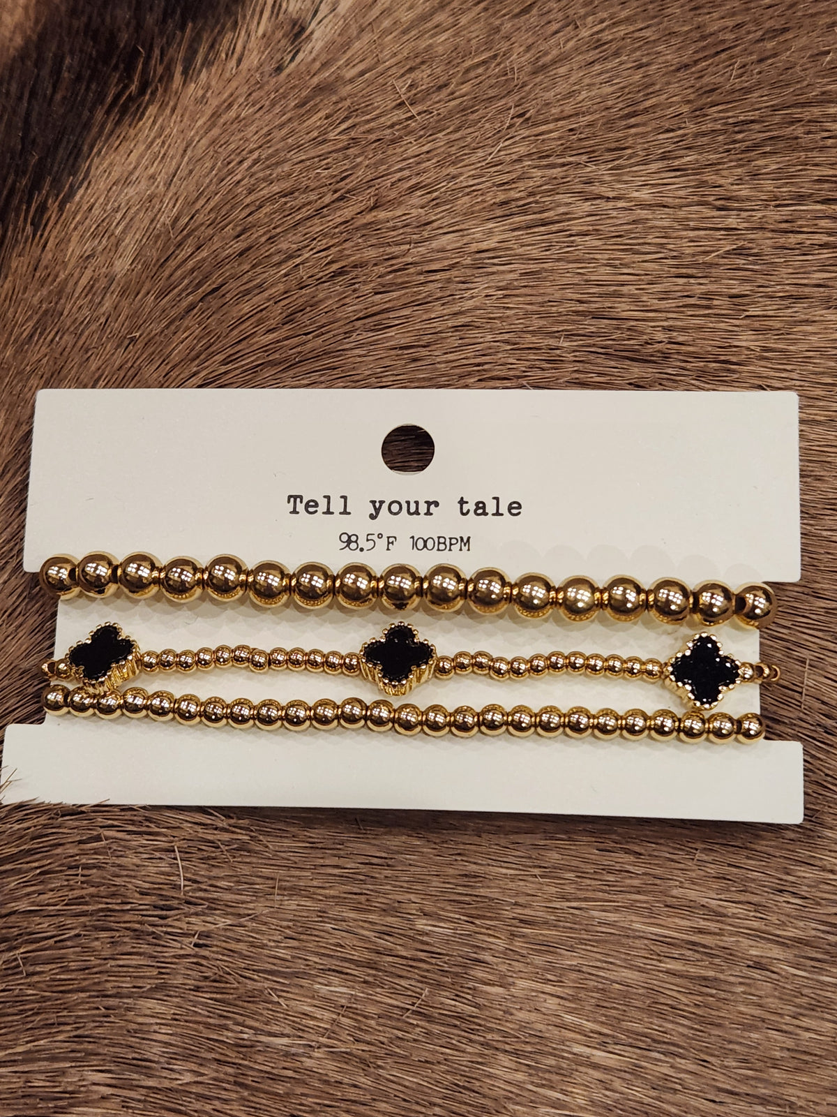 CLOVER  STACK BRACELETS