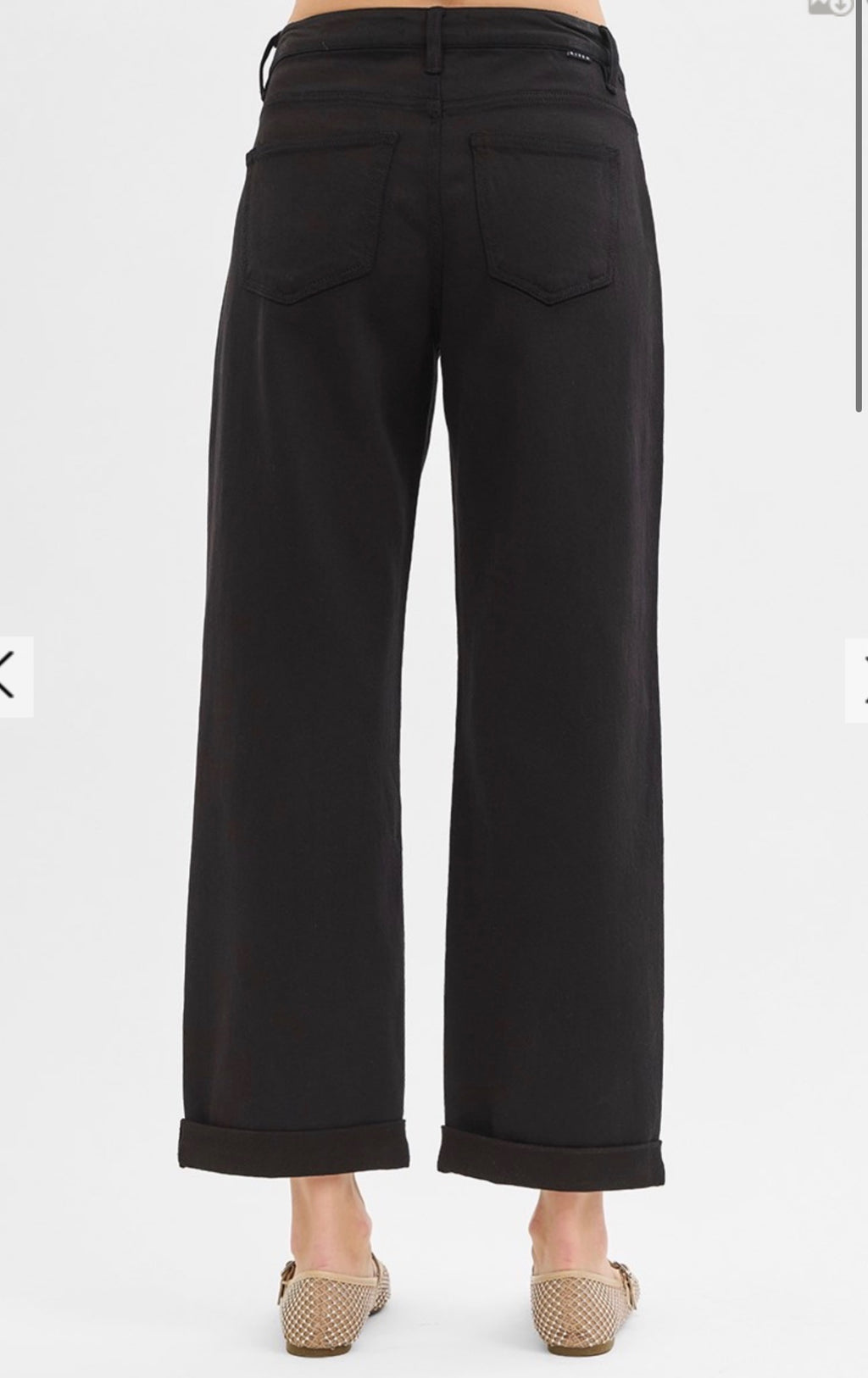 MID RISE ANKLE BARREL BAGGY JEANS