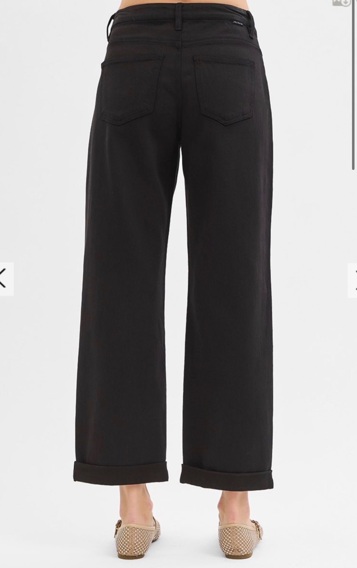 MID RISE ANKLE BARREL BAGGY JEANS