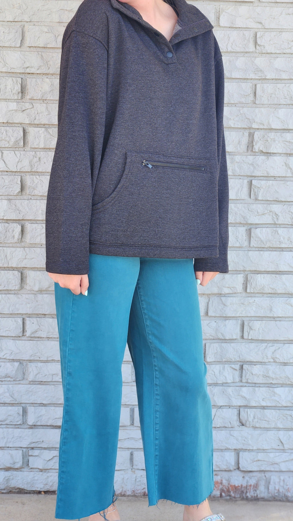 Zenana Fleece Pullover