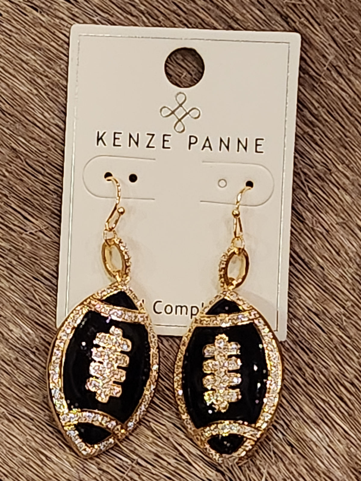 FOOTBALL DANGLE EARRINGS